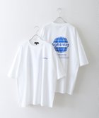 【ジップファイブ/ZIP FIVE】のプリントTシャツ 人気、トレンドファッション・服の通販 founy(ファニー) ファッション Fashion レディースファッション WOMEN トップス・カットソー Tops/Tshirt シャツ/ブラウス Shirts/Blouses ロング / Tシャツ T-Shirts インナー Inner シンプル Simple ジャケット Jacket プリント Print ロング Long 吸水 Water Absorption thumbnail C-WHITE×BLU|ID: prp329100004119498 ipo3291000000028923599