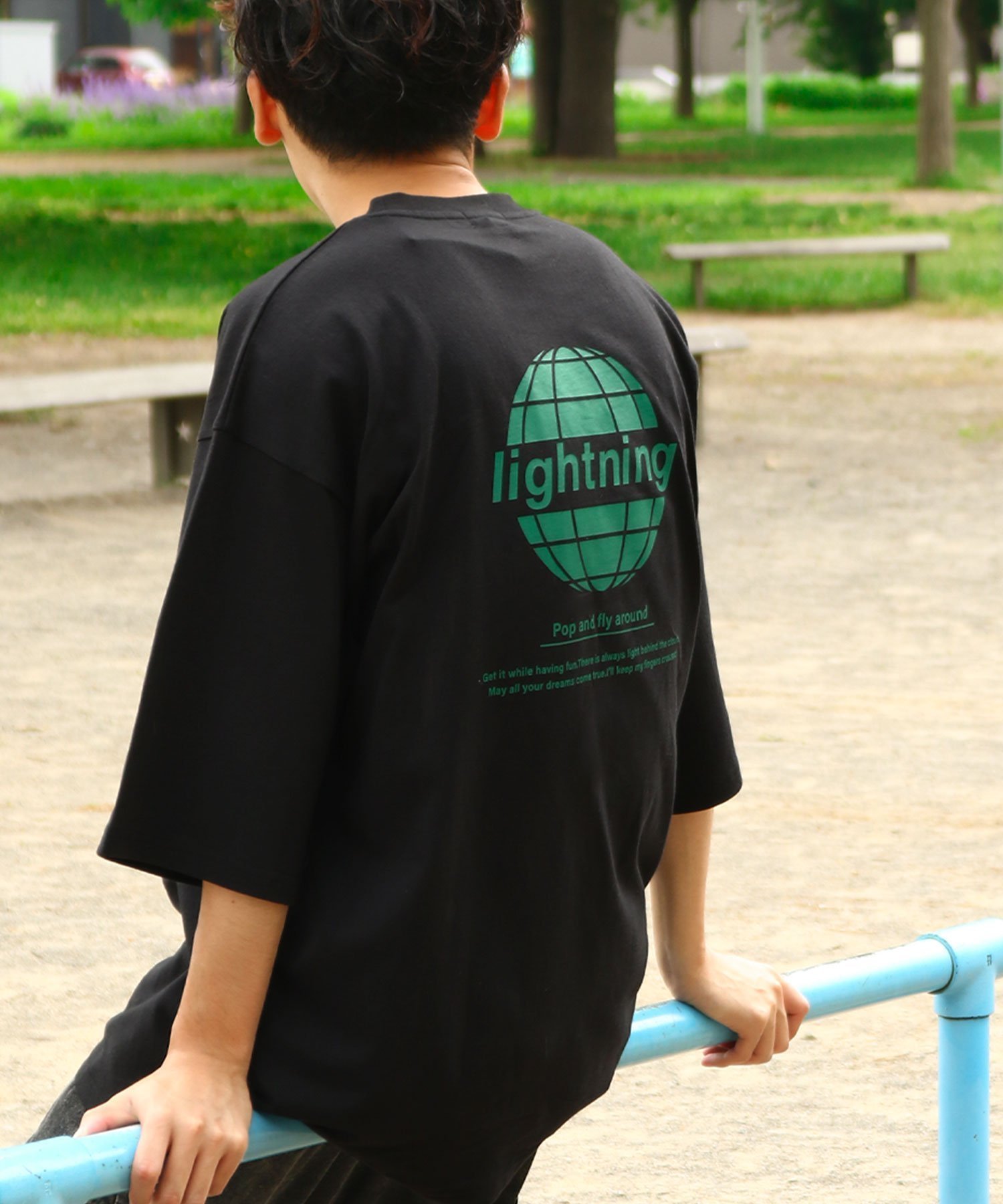 【ジップファイブ/ZIP FIVE】のプリントTシャツ インテリア・キッズ・メンズ・レディースファッション・服の通販 founy(ファニー) 　ファッション　Fashion　レディースファッション　WOMEN　トップス・カットソー　Tops/Tshirt　シャツ/ブラウス　Shirts/Blouses　ロング / Tシャツ　T-Shirts　インナー　Inner　シンプル　Simple　ジャケット　Jacket　プリント　Print　ロング　Long　吸水　Water Absorption　C-BLACK×GRN|ID: prp329100004119498 ipo3291000000028923610