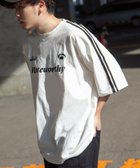 【ジップファイブ/ZIP FIVE】のプリントTシャツ 人気、トレンドファッション・服の通販 founy(ファニー) ファッション Fashion レディースファッション WOMEN トップス・カットソー Tops/Tshirt シャツ/ブラウス Shirts/Blouses ロング / Tシャツ T-Shirts インナー Inner シンプル Simple ジャケット Jacket プリント Print ロング Long 吸水 Water Absorption thumbnail D-WHITE×BLK|ID: prp329100004119498 ipo3291000000028923612