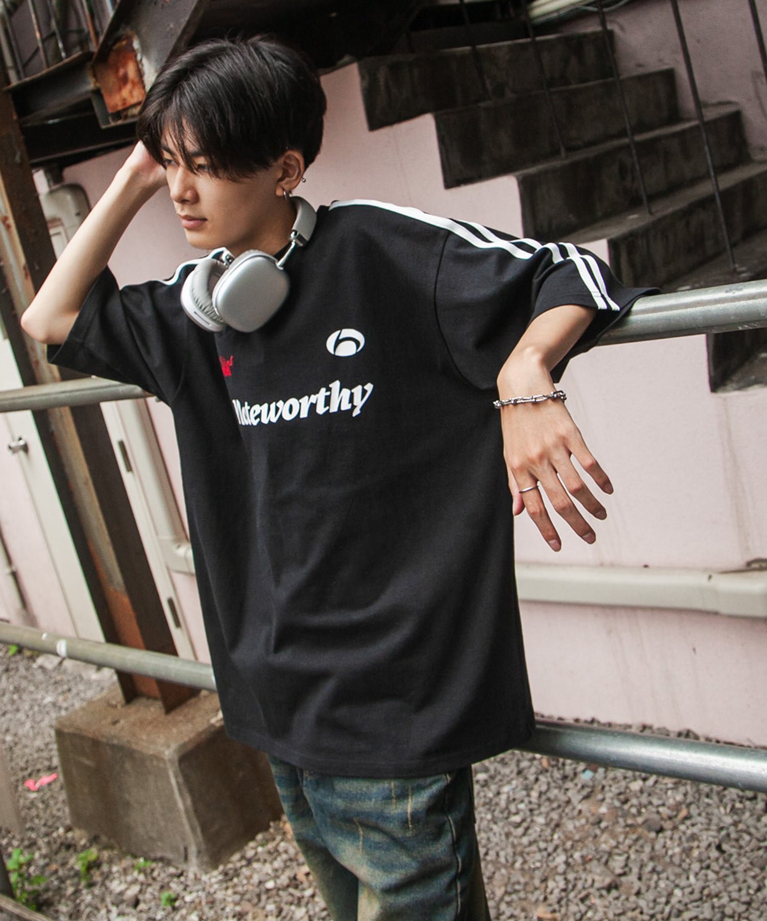 【ジップファイブ/ZIP FIVE】のプリントTシャツ インテリア・キッズ・メンズ・レディースファッション・服の通販 founy(ファニー) 　ファッション　Fashion　レディースファッション　WOMEN　トップス・カットソー　Tops/Tshirt　シャツ/ブラウス　Shirts/Blouses　ロング / Tシャツ　T-Shirts　インナー　Inner　シンプル　Simple　ジャケット　Jacket　プリント　Print　ロング　Long　吸水　Water Absorption　D-BLACK×WHT|ID: prp329100004119498 ipo3291000000028923615