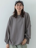 【コカ/COCA】の新色登場!エンボス加工バルーンスリーブクルーネックトップス 人気、トレンドファッション・服の通販 founy(ファニー) ファッション Fashion レディースファッション WOMEN トップス・カットソー Tops/Tshirt おすすめ Recommend スウェット Sweat ストレッチ Stretch ポケット Pocket 定番 Standard 旅行 Travel thumbnail Dk.beige|ID: prp329100004119569 ipo3291000000028249384