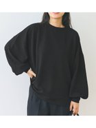 【コカ/COCA】の新色登場!エンボス加工バルーンスリーブクルーネックトップス 人気、トレンドファッション・服の通販 founy(ファニー) ファッション Fashion レディースファッション WOMEN トップス・カットソー Tops/Tshirt おすすめ Recommend スウェット Sweat ストレッチ Stretch ポケット Pocket 定番 Standard 旅行 Travel thumbnail Black|ID: prp329100004119569 ipo3291000000028249385