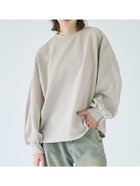 【コカ/COCA】の新色登場!エンボス加工バルーンスリーブクルーネックトップス Lt.gray|ID:prp329100004119569