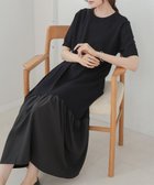 【ブージュルード/Bou Jeloud】のドッキングニットワンピース 人気、トレンドファッション・服の通販 founy(ファニー) ファッション Fashion レディースファッション WOMEN ワンピース Dress ニットワンピース Knit Dresses インナー Inner カットソー Cut And Sew ショート Short シンプル Simple スニーカー Sneakers ドッキング Docking ネックレス Necklace ベーシック Basic ペチコート Petticoat ラウンド Round 切替 Switching thumbnail BLACK|ID: prp329100004119757 ipo3291000000028499315