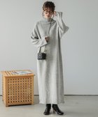 【その他のブランド/Other】のハイネックニットワンピース 人気、トレンドファッション・服の通販 founy(ファニー) ファッション Fashion レディースファッション WOMEN ワンピース Dress ニットワンピース Knit Dresses アクリル Acrylic スリット Slit トレンド Trend 秋 Autumn/Fall thumbnail グレー|ID: prp329100004119769 ipo3291000000028731605