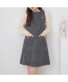 【レトロガール/RETRO GIRL】のツイードミニOP 人気、トレンドファッション・服の通販 founy(ファニー) ファッション Fashion レディースファッション WOMEN ワンピース Dress おすすめ Recommend インナー Inner ガーリー Girly ツイード Tweed ノースリーブ No Sleeve ポケット Pocket 防寒 Cold Protection thumbnail ライトグレー|ID: prp329100004119800 ipo3291000000028090832