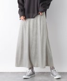 【グローバルワーク/GLOBAL WORK】のクラッシュベロアスカート 人気、トレンドファッション・服の通販 founy(ファニー) ファッション Fashion レディースファッション WOMEN スカート Skirt カットソー Cut And Sew クラッシュ Crash ダウン Down ベロア Velor ロング Long thumbnail グレージュ|ID: prp329100004120080 ipo3291000000028100430