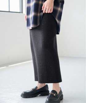 【スピック&スパン/Spick & Span】のスパンコールラメリブニットスカート 人気、トレンドファッション・服の通販 founy(ファニー) ファッション Fashion レディースファッション WOMEN スカート Skirt インナー Inner スウェット Sweat ストレッチ Stretch スパンコール Sequins トレンド Trend エレガント 上品 Elegant |ID:prp329100004120132