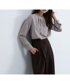 【ナチュラル ビューティー ベーシック/NATURAL BEAUTY BASIC】のラッフルボウタイブラウス 24AW グレイッシュモカ|ID: prp329100004120291 ipo3291000000028886817