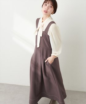 【ナチュラルクチュール/natural couture】の【WEB限定】キーネックタックプリーツジャンスカ 人気、トレンドファッション・服の通販 founy(ファニー) ファッション Fashion レディースファッション WOMEN インナー Inner ギャザー Gather シンプル Simple スリーブ Sleeve トレンド Trend フェミニン Feminine フロント Front プリーツ Pleats ロング Long 冬 Winter おすすめ Recommend 夏 Summer 2024年 2024 エレガント 上品 Elegant 2024-2025秋冬・A/W Aw/Autumn/Winter/Fw/Fall/2024-2025 |ID:prp329100004120301