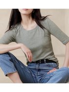 【バナナリパブリック ファクトリーストア/BANANA REPUBLIC FACTORY STORE】のBANANA REPUBLIC FACTORY STORE リブTシャツ 人気、トレンドファッション・服の通販 founy(ファニー) ファッション Fashion レディースファッション WOMEN トップス・カットソー Tops/Tshirt シャツ/ブラウス Shirts/Blouses ロング / Tシャツ T-Shirts インナー Inner ジャケット Jacket デコルテ Decolletage ベーシック Basic thumbnail MED_GREY_HEATHER|ID: prp329100004120309 ipo3291000000028632037