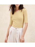 【バナナリパブリック ファクトリーストア/BANANA REPUBLIC FACTORY STORE】のBANANA REPUBLIC FACTORY STORE リブTシャツ 人気、トレンドファッション・服の通販 founy(ファニー) ファッション Fashion レディースファッション WOMEN トップス・カットソー Tops/Tshirt シャツ/ブラウス Shirts/Blouses ロング / Tシャツ T-Shirts インナー Inner ジャケット Jacket デコルテ Decolletage ベーシック Basic thumbnail GOLDEN_RATTAN|ID: prp329100004120309 ipo3291000000028632038