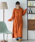 【フリークスストア/FREAK'S STORE】の配色メローワンピース 人気、トレンドファッション・服の通販 founy(ファニー) ファッション Fashion レディースファッション WOMEN ワンピース Dress A/W・秋冬 Aw・Autumn/Winter・Fw・Fall-Winter 冬 Winter thumbnail オレンジ|ID: prp329100004120311 ipo3291000000028103028