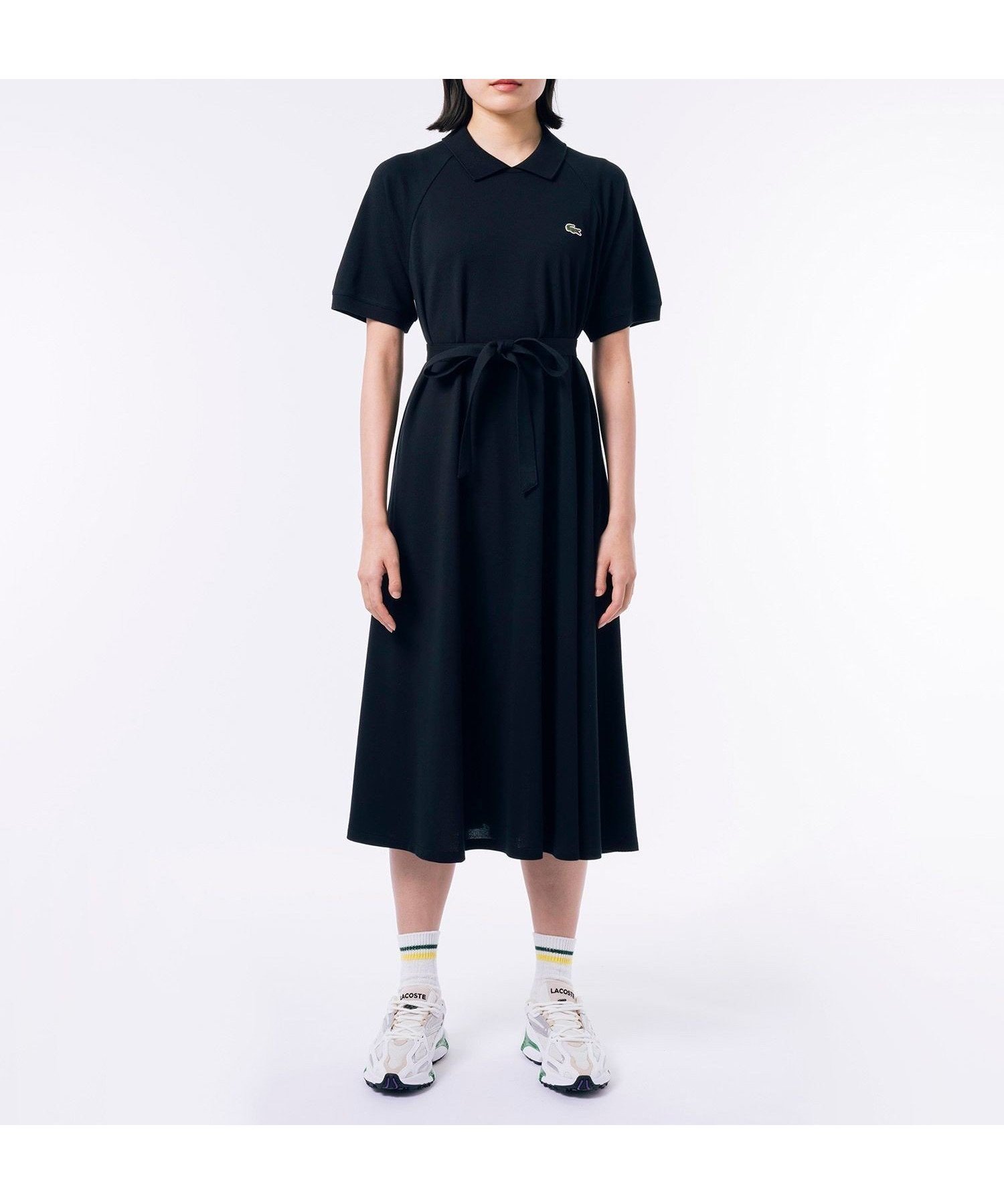 【ラコステ/LACOSTE】のバックプラケットポロドレス 人気、トレンドファッション・服の通販 founy(ファニー) 　ファッション　Fashion　レディースファッション　WOMEN　ワンピース　Dress　ドレス　Party Dresses　バッグ　Bag　エアリー　Airy　フレア　Flare　人気　Popularity　鹿の子　Pique　 other-1|ID: prp329100004120350 ipo3291000000028499709