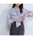 【ナチュラル ビューティー ベーシック/NATURAL BEAUTY BASIC】のリボンボウタイブラウス 24AW 人気、トレンドファッション・服の通販 founy(ファニー) ファッション Fashion レディースファッション WOMEN トップス・カットソー Tops/Tshirt シャツ/ブラウス Shirts/Blouses 2024年 2024 2024-2025秋冬・A/W Aw/Autumn/Winter/Fw/Fall/2024-2025 おすすめ Recommend インナー Inner ジャケット Jacket ジョーゼット Georgette リボン Ribbon エレガント 上品 Elegant thumbnail ブルー|ID: prp329100004120485 ipo3291000000028791904