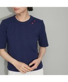 【アダム エ ロペ/ADAM ET ROPE'】の【WEB限定・洗える】ハートTシャツ 人気、トレンドファッション・服の通販 founy(ファニー) ファッション Fashion レディースファッション WOMEN トップス・カットソー Tops/Tshirt シャツ/ブラウス Shirts/Blouses ロング / Tシャツ T-Shirts 2024年 2024 2024春夏・S/S Ss,Spring/Summer,2024 S/S・春夏 Ss・Spring/Summer おすすめ Recommend コンパクト Compact フレア Flare ポケット Pocket ワイド Wide 夏 Summer 春 Spring 洗える Washable thumbnail ネイビー(40)|ID: prp329100004120514 ipo3291000000028510966