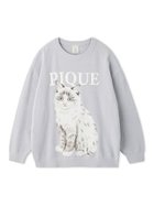 【ジェラート ピケ/gelato pique】のCAT ジャガードプルオーバー 人気、トレンドファッション・服の通販 founy(ファニー) ファッション Fashion レディースファッション WOMEN トップス・カットソー Tops/Tshirt プルオーバー Pullover おすすめ Recommend ショート Short セットアップ Set Up モチーフ Motif 猫 Cat thumbnail BLU[086]|ID: prp329100004120537 ipo3291000000028511705