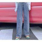 【ミニミニストア/miniministore】のストレートデニムパンツ セミワイドパンツ インディゴ|ID: prp329100004120675 ipo3291000000028870560