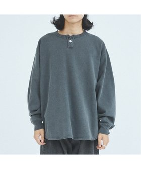 【ジャーナルスタンダード/JOURNAL STANDARD / MEN】のOE JQ オーバーサイズ ピグメント ヘンリーネック 人気、トレンドファッション・服の通販 founy(ファニー) ファッション Fashion メンズファッション MEN ブルゾン Blouson ラウンド Round |ID:prp329100004121075