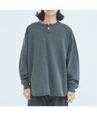 【ジャーナルスタンダード/JOURNAL STANDARD / MEN】のOE JQ オーバーサイズ ピグメント ヘンリーネック 人気、トレンドファッション・服の通販 founy(ファニー) ファッション Fashion メンズファッション MEN ブルゾン Blouson ラウンド Round thumbnail ブラック|ID: prp329100004121075 ipo3291000000028565328