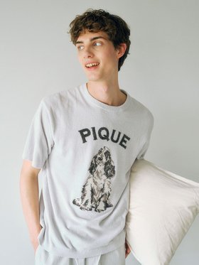 【ジェラートピケ オム/GELATO PIQUE HOMME / MEN】の【HOMME】エアモコドッグジャガードプルオーバー 人気、トレンドファッション・服の通販 founy(ファニー) ファッション Fashion メンズファッション MEN トップス・カットソー Tops/Tshirt/Men おすすめ Recommend ハーフ Half 半袖 Short Sleeve 軽量 Lightweight |ID:prp329100004121254