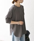 【シップス フォー ウィメン/SHIPS】のSHIPS any 吸水速乾 ラウンドヘム ロングスリーブ ワイド TEE 人気、トレンドファッション・服の通販 founy(ファニー) ファッション Fashion レディースファッション WOMEN スリーブ Sleeve ドロップ Drop ラウンド Round ロング Long ワイド Wide 人気 Popularity 吸水 Water Absorption thumbnail ブラウン|ID: prp329100004121377 ipo3291000000029541138