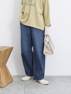 【サマンサモスモス/Samansa Mos2】の【ECO DENIM】カーブパンツ 人気、トレンドファッション・服の通販 founy(ファニー) ファッション Fashion レディースファッション WOMEN パンツ Pants デニム Denim ヴィンテージ Vintage 定番 Standard thumbnail ネイビー|ID: prp329100004121561 ipo3291000000028324217