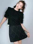 【リリーブラウン/Lily Brown】の【WEB限定カラー】 L.B CANDY STOCK ビジューリボンミニスカート 人気、トレンドファッション・服の通販 founy(ファニー) 雑誌掲載アイテム Magazine Items ファッション雑誌 Fashion Magazines スウィート Sweet ファッション Fashion レディースファッション WOMEN スカート Skirt ミニスカート Mini Skirts 3月号 March Issue 雑誌 Magazine thumbnail BLK[009]|ID: prp329100004121641 ipo3291000000028824336