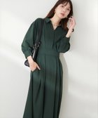 【ナチュラルクチュール/natural couture】のスキッパー衿7分袖ワンピース 人気、トレンドファッション・服の通販 founy(ファニー) ファッション Fashion レディースファッション WOMEN ワンピース Dress カーディガン Cardigan ショート Short ジャケット Jacket スキッパー Skipper ストラップサンダル Strap Sandals トレンド Trend 人気 Popularity ミュール Mule ロング Long 2024年 2024 エレガント 上品 Elegant 2024-2025秋冬・A/W Aw/Autumn/Winter/Fw/Fall/2024-2025 thumbnail グリーン|ID: prp329100004121741 ipo3291000000028826142