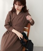 【ナチュラルクチュール/natural couture】のスキッパー衿7分袖ワンピース 人気、トレンドファッション・服の通販 founy(ファニー) ファッション Fashion レディースファッション WOMEN ワンピース Dress カーディガン Cardigan ショート Short ジャケット Jacket スキッパー Skipper ストラップサンダル Strap Sandals トレンド Trend 人気 Popularity ミュール Mule ロング Long 2024年 2024 エレガント 上品 Elegant 2024-2025秋冬・A/W Aw/Autumn/Winter/Fw/Fall/2024-2025 thumbnail ブラウン|ID: prp329100004121741 ipo3291000000028826143