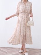 【ドゥーベル/Doux Belle】の【Doux Belle】マキシワンピース 人気、トレンドファッション・服の通販 founy(ファニー) ファッション Fashion レディースファッション WOMEN ワンピース Dress マキシワンピース Maxi Dress イエロー Yellow シフォン Chiffon スリーブ Sleeve フリル Frills ポケット Pocket マキシ Maxi 夏 Summer thumbnail ピンク|ID: prp329100004121752 ipo3291000000028126779