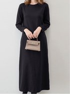 【ドゥーベル/Doux Belle】の【Doux Belle】冬新作 ワンピース ロングワンピース 人気、トレンドファッション・服の通販 founy(ファニー) ファッション Fashion レディースファッション WOMEN ワンピース Dress シンプル Simple ジャケット Jacket スウェット Sweat フィット Fit ベーシック Basic ポケット Pocket ラウンド Round ロング Long エレガント 上品 Elegant 冬 Winter 春 Spring 秋 Autumn/Fall thumbnail ブラック|ID: prp329100004121755 ipo3291000000028126815