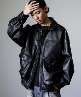 【ロッキーモンロー/Rocky Monroe】のPUレザー G-1型フライトブルゾン 人気、トレンドファッション・服の通販 founy(ファニー) ファッション Fashion レディースファッション WOMEN アウター Coat Outerwear ブルゾン Blouson/Jackets インナー Inner カットソー Cut And Sew カーゴパンツ Cargo Pants シャーリング Shirring スマホ Smartphone スラックス Slacks デニム Denim トレーナー Trainer バランス Balance ビッグ Big フラップ Flap フレア Flare フロント Front ブルゾン Blouson プリーツ Pleats ポケット Pocket 防寒 Cold Protection リラックス Relax ワイド Wide 再入荷 Restock/Back In Stock/Re Arrival エレガント 上品 Elegant |ID:prp329100004122320