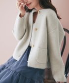 【ラブティックボンボン/La boutique BonBon】の【着回し◎】ハイクオリティヘアリーウールニットジャケット ライトベージュ|ID: prp329100004122345 ipo3291000000028755137