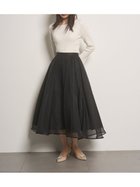 【セルフォード/CELFORD】のシアーフレアスカート 人気、トレンドファッション・服の通販 founy(ファニー) ファッション Fashion レディースファッション WOMEN スカート Skirt Aライン/フレアスカート Flared A-Line Skirts おすすめ Recommend アシンメトリー Asymmetry オーガンジー Organdy カットソー Cut And Sew サテン Satin ダウン Down トリミング Trimming ポケット Pocket ランダム Random 春 Spring thumbnail BLK[009]|ID: prp329100004122595 ipo3291000000028374948