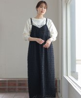 【グローバルワーク/GLOBAL WORK】の2WAYフェザーキャミワンピース/142306 人気、トレンドファッション・服の通販 founy(ファニー) ファッション Fashion レディースファッション WOMEN ワンピース Dress キャミワンピース No Sleeve Dresses キャミワンピース Cami Dress ジャケット Jacket ノースリーブ No Sleeve フェザー Feather ポケット Pocket ロング Long |ID:prp329100004122876