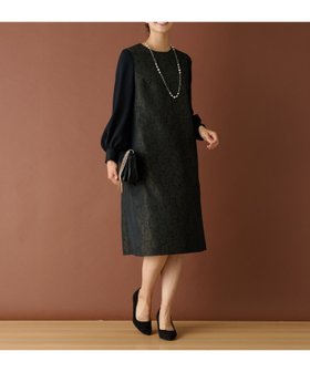 【レリアン/LEILIAN】の【フォーマル】ワンピース 人気、トレンドファッション・服の通販 founy(ファニー) ファッション Fashion レディースファッション WOMEN ワンピース Dress イタリア Italy ジャカード Jacquard ストレッチ Stretch フォルム Form フォーマル Formal フラワー Flower 無地 Plain Color |ID:prp329100004122884