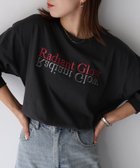 【リベリー/Riberry】の反転ロゴ刺繍ロンT/綿100%Tシャツ チャコールグレー×レッド|ID: prp329100004123036 ipo3291000000028889044