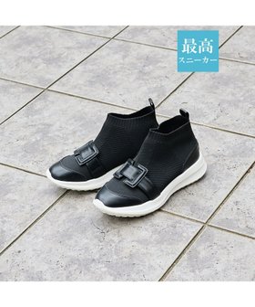 【オゥ バニスター/Au BANNISTER】の【最高スニーカー】モチーフ付きストレッチシューズ 人気、トレンドファッション・服の通販 founy(ファニー) ファッション Fashion レディースファッション WOMEN シューズ Shoes ストレッチ Stretch スニーカー Sneakers モチーフ Motif |ID:prp329100004123604