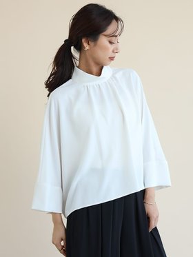 【ヴァン/Vin】のバックボタンデザイントップス 人気、トレンドファッション・服の通販 founy(ファニー) ファッション Fashion レディースファッション WOMEN トップス・カットソー Tops/Tshirt エレガント 上品 Elegant ギャザー Gather スタンド Stand フェミニン Feminine フレア Flare マニッシュ Mannish ビジネス 仕事 通勤 Business |ID:prp329100004123895