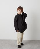 【リジェール/riziere / KIDS】のバンドカラーリラックスシャツ(ボタン取り外し対応) 人気、トレンドファッション・服の通販 founy(ファニー) ファッション Fashion キッズファッション KIDS 人気 Popularity thumbnail BLACK|ID: prp329100004123931 ipo3291000000029473245