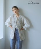 【グローバルワーク/GLOBAL WORK】のMATINEE LINE/洗えるツィードジレ/142533 人気、トレンドファッション・服の通販 founy(ファニー) ファッション Fashion レディースファッション WOMEN アウター Coat Outerwear トップス・カットソー Tops/Tshirt ベスト/ジレ Gilets/Vests ウォッシャブル Washable ダウン Down ツィード Tweed デニム Denim フリンジ Fringe ミックス Mix 洗える Washable thumbnail アイボリー×ブラックMIX08|ID: prp329100004124007 ipo3291000000028156929