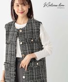 【グローバルワーク/GLOBAL WORK】のMATINEE LINE/洗えるツィードジレ/142533 人気、トレンドファッション・服の通販 founy(ファニー) ファッション Fashion レディースファッション WOMEN アウター Coat Outerwear トップス・カットソー Tops/Tshirt ベスト/ジレ Gilets/Vests ウォッシャブル Washable ダウン Down ツィード Tweed デニム Denim フリンジ Fringe ミックス Mix 洗える Washable thumbnail ブラック×オフMIX09|ID: prp329100004124007 ipo3291000000028156930