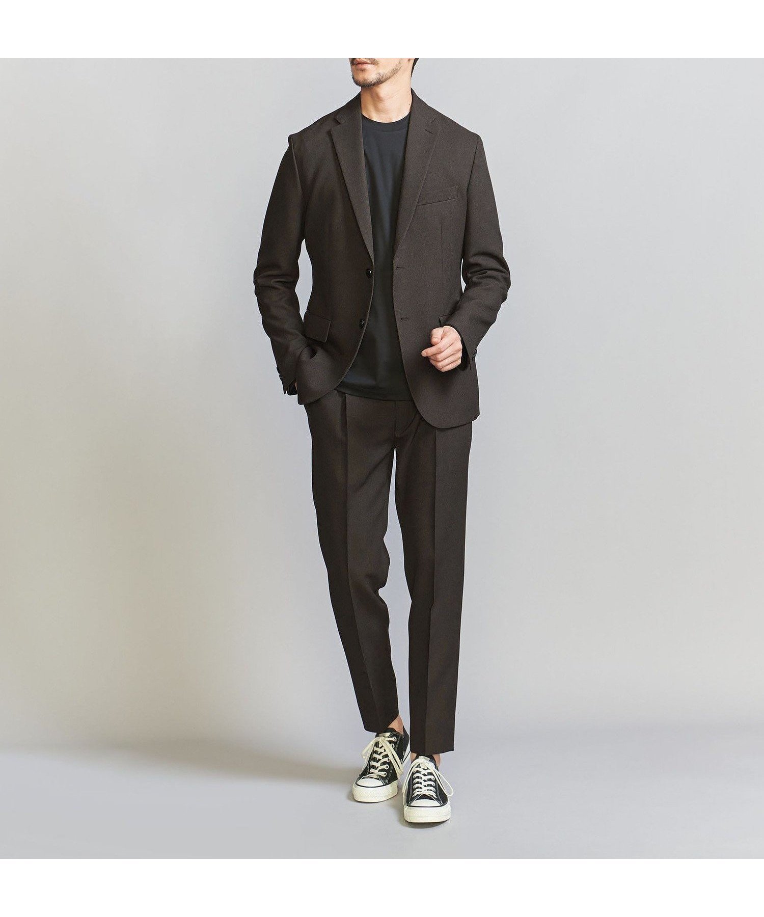 【ビューティ&ユース ユナイテッドアローズ/BEAUTY&YOUTH / UNITED ARROWS / MEN】の【WEB限定 WARDROBE SMART】LANATEC OX セットアップ/総裏ジャケット イージーパンツ インテリア・キッズ・メンズ・レディースファッション・服の通販 founy(ファニー) 　ファッション　Fashion　メンズファッション　MEN　ボトムス　Bottoms/Men　インナー　Inner　ウォッシャブル　Washable　オックス　Ox　秋　Autumn/Fall　コイン　Coin　シェイプ　Shape　ショルダー　Shoulder　ジャケット　Jacket　スマート　Smart　セットアップ　Set Up　ドローコード　Draw Cord　バランス　Balance　ファブリック　Fabric　フィット　Fit　フラップ　Flap　プリーツ　Pleats　ポケット　Pocket　冬　Winter　エレガント 上品　Elegant　入学式　Entrance Ceremony　卒業式　Graduation Ceremony　DK.BROWN|ID: prp329100004124090 ipo3291000000028501551