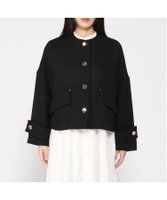 【マッキントッシュ/MACKINTOSH】のHUMBIE NO COLLAR JACKET MB 人気、トレンドファッション・服の通販 founy(ファニー) ファッション Fashion レディースファッション WOMEN アウター Coat Outerwear ジャケット Jackets ショルダー Shoulder チェーン Chain ドレープ Drape ドロップ Drop フラップ Flap ポケット Pocket メタル Metal ワイド Wide 定番 Standard |ID:prp329100004124199