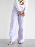 【ヴァン/Vin】のタイダイカラーワイドデニムパンツ 人気、トレンドファッション・服の通販 founy(ファニー) ファッション Fashion レディースファッション WOMEN パンツ Pants デニムパンツ Denim Pants ケミカル Chemical シンプル Simple デニム Denim パッチ Patch ワイド Wide 日本製 Made In Japan 春 Spring thumbnail ライトパープル|ID: prp329100004124388 ipo3291000000028592768