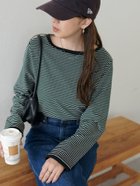 【ディスコート/Discoat】の《新色追加!》【WEB限定】細ボーダーTシャツ 人気、トレンドファッション・服の通販 founy(ファニー) ファッション Fashion レディースファッション WOMEN トップス・カットソー Tops/Tshirt シャツ/ブラウス Shirts/Blouses ロング / Tシャツ T-Shirts おすすめ Recommend シンプル Simple ストレッチ Stretch スラックス Slacks デニム Denim トレンド Trend フィット Fit ベーシック Basic ボーダー Border 定番 Standard thumbnail ブラック|ID: prp329100004124464 ipo3291000000028611204