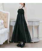 【レトロガール/RETRO GIRL】のラインシャーリングキャミOP 人気、トレンドファッション・服の通販 founy(ファニー) ファッション Fashion レディースファッション WOMEN トップス・カットソー Tops/Tshirt キャミソール / ノースリーブ No Sleeves インナー Inner ウェーブ Wave カットソー Cut And Sew キャミワンピース Cami Dress シアー Sheer シャーリング Shirring ストレート Straight スポーツ Sports デニム Denim トレンド Trend ハイネック High Neck おすすめ Recommend thumbnail ブラック|ID: prp329100004124566 ipo3291000000028161093