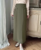 【ジュノア/JUNOAH】のMeiru ハイウエストIラインスカート 人気、トレンドファッション・服の通販 founy(ファニー) ファッション Fashion レディースファッション WOMEN スカート Skirt thumbnail カーキ|ID: prp329100004125347 ipo3291000000028284618