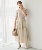 【アンデミュウ/Andemiu】のニットドッキングワンピース 人気、トレンドファッション・服の通販 founy(ファニー) ファッション Fashion レディースファッション WOMEN ワンピース Dress タフタ Taffeta ティアード Tiered ドッキング Docking フェミニン Feminine リブニット Rib Knit thumbnail アイボリー08|ID: prp329100004125434 ipo3291000000028518427